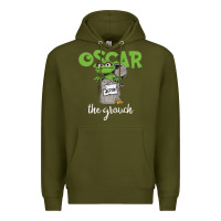 Army Green oscar the grouch Premium Hoodie - maiPhamDesign