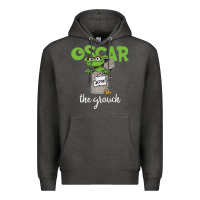 Charcoal Heather oscar the grouch Premium Hoodie - maiPhamDesign