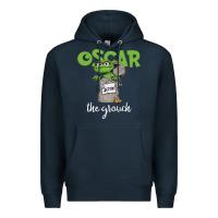 Navy oscar the grouch Premium Hoodie - maiPhamDesign