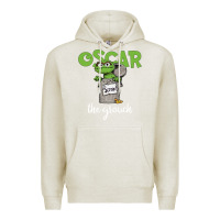 Oatmeal Heather oscar the grouch Premium Hoodie - maiPhamDesign