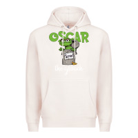 Pale Pink oscar the grouch Premium Hoodie - maiPhamDesign