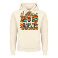 Vintage Artic Happy Thanksgiving Coffee Cups Vintage Hoodie - FaDigitalArtStudio