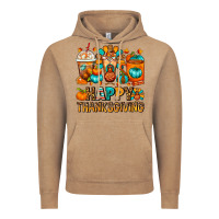 Vintage Coffee Happy Thanksgiving Coffee Cups Vintage Hoodie - FaDigitalArtStudio