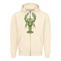 Sandshell lobster Zipper Hoodie - BarkalooDesign