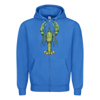 True Royal lobster Zipper Hoodie - BarkalooDesign