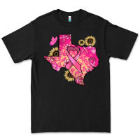 Black Texas map Cancer Premium Tee - HowdyJamesFarm