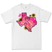 White Texas map Cancer Premium Tee - HowdyJamesFarm