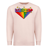 Pale Pink lgbtqıa  pride week Premium Sweatshirt - AdoDesignShop