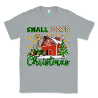 Heather Grey Small Town Christmas Classic Tee - Artiststas