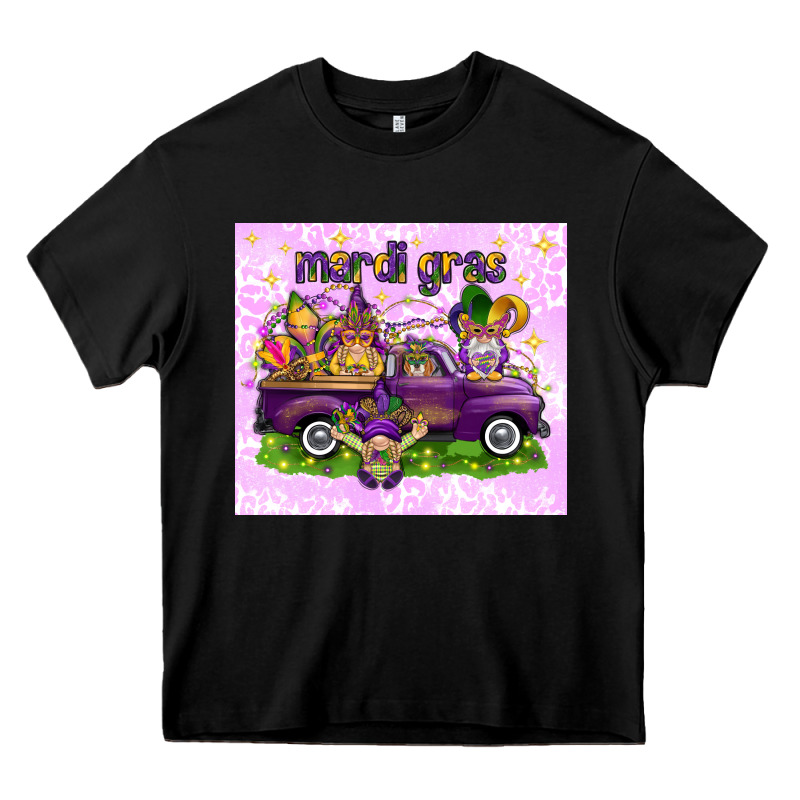 Mardi Gras With Gnomes Heavy Core Tee by NancyCooperArtShop | Teevron