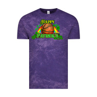 Cloud Purple St. Patrick's Day Basketball Vintage Tee - HowdyJamesFarm