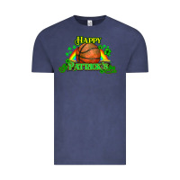 Vintage Denim St. Patrick's Day Basketball Vintage Tee - HowdyJamesFarm