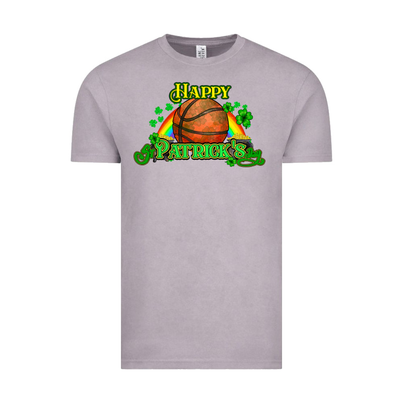 St. Patrick's Day Basketball Vintage Tee by HowdyJamesFarm | Teevron
