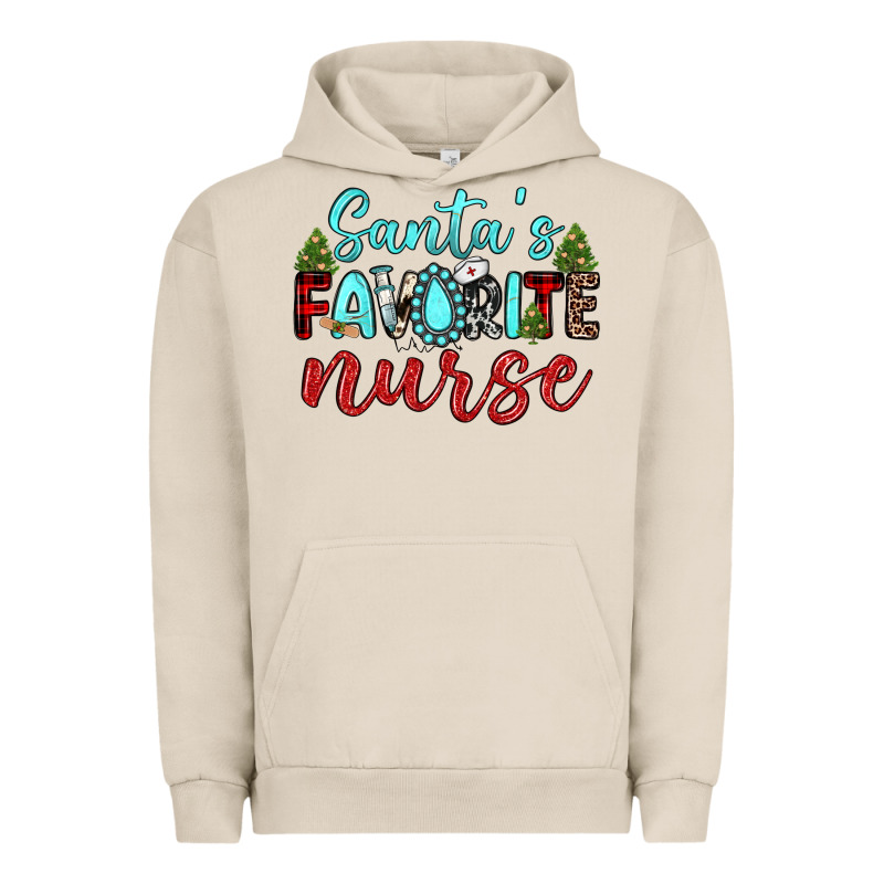 Santa S Favorite Nurse Urban Hoodie by JahusDesignShop | Teevron