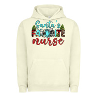 Pigment Pistachio santa s favorite nurse Urban Hoodie - JahusDesignShop