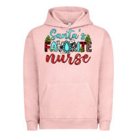 Pigment Salmon santa s favorite nurse Urban Hoodie - JahusDesignShop
