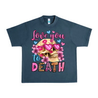 Midnight Navy love you to death olivia Urban Heavy Tee - OliviaCreatesArt