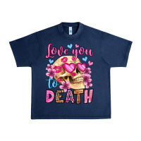 Navy love you to death olivia Urban Heavy Tee - OliviaCreatesArt