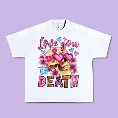 Love You To Death Olivia Urban Heavy Tee Designed By Oliviacreatesart