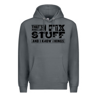 Rock that's what i do i fix stuff and i know things funny Premium Hoodie - maiPhamDesign