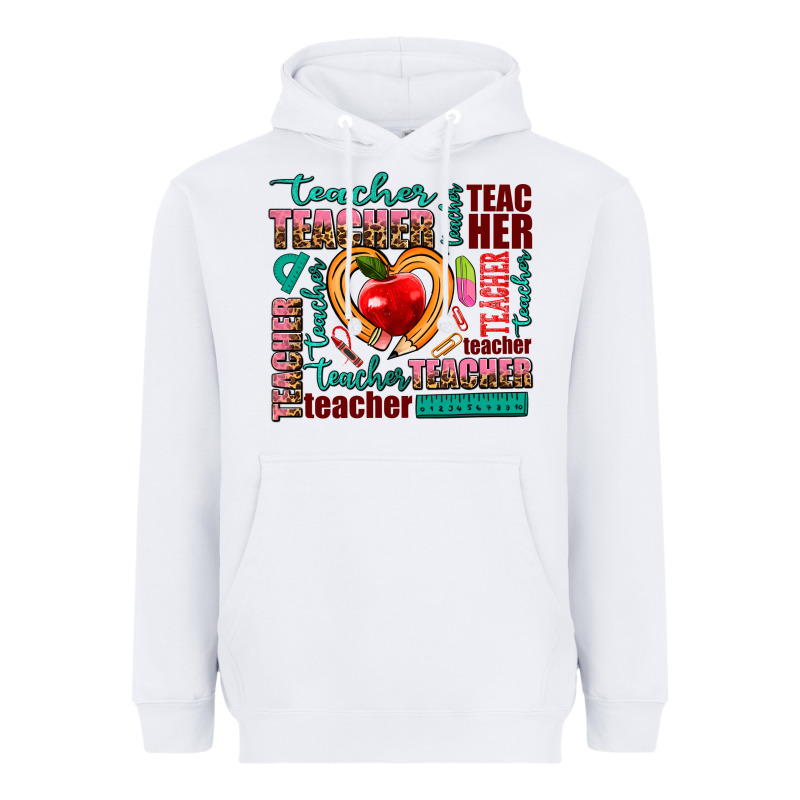 Teacher Heavyweight Hoodie by AdoDesignShop | Teevron