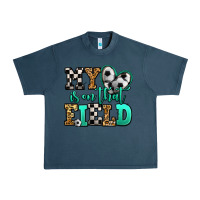 Midnight Navy my heart is on that field soccer Urban Heavy Tee - Jasminsmagicworld