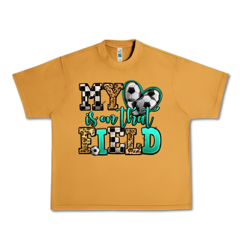 My Heart Is On That Field Soccer Urban Heavy Tee by Jasminsmagicworld | Teevron