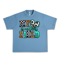 Pebble Blue my heart is on that field soccer Urban Heavy Tee - Jasminsmagicworld