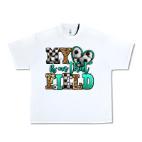 White my heart is on that field soccer Urban Heavy Tee - Jasminsmagicworld