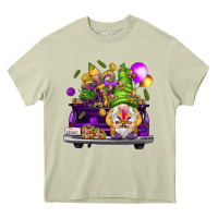 Mossy Mardi Gras gnome on the truck Heavy Core Tee - NancyCooperArtShop