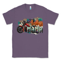 Lavender Badass Mama motorcycle Classic Tee - HowdyJamesFarm