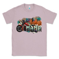 Lilac Badass Mama motorcycle Classic Tee - HowdyJamesFarm