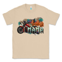 Mushroom Badass Mama motorcycle Classic Tee - HowdyJamesFarm