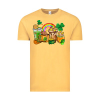 Vintage Mustard St. Patricks coffee cups Vintage Tee - HowdyJamesFarm