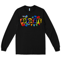 Black Advocate Autism Long Sleeve Tee - FaDigitalArtStudio