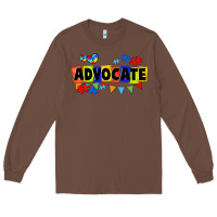 Chestnut Advocate Autism Long Sleeve Tee - FaDigitalArtStudio