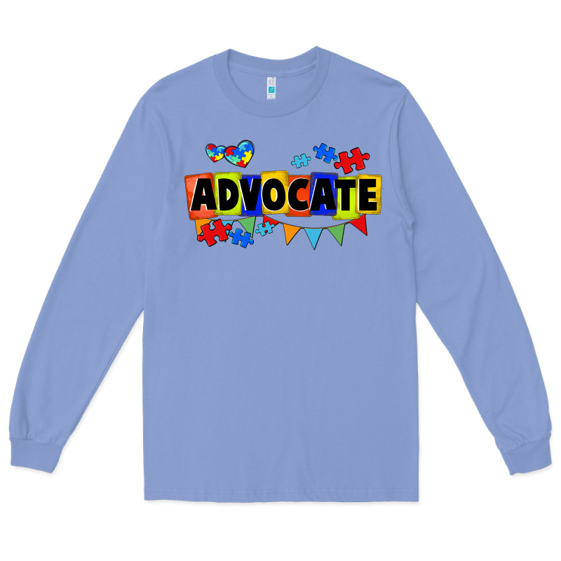 Advocate Autism Long Sleeve Tee by FaDigitalArtStudio | Teevron
