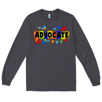 Smoke Advocate Autism Long Sleeve Tee - FaDigitalArtStudio