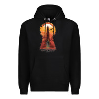 Black Retro Animation  Novel Art Characters Poster Premium Hoodie - maiPhamDesign