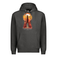 Charcoal Heather Retro Animation  Novel Art Characters Poster Premium Hoodie - maiPhamDesign