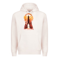 Pale Pink Retro Animation  Novel Art Characters Poster Premium Hoodie - maiPhamDesign