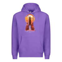 Purple Retro Animation  Novel Art Characters Poster Premium Hoodie - maiPhamDesign