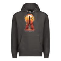 Smoke Retro Animation  Novel Art Characters Poster Premium Hoodie - maiPhamDesign