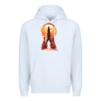 White Retro Animation  Novel Art Characters Poster Premium Hoodie - maiPhamDesign