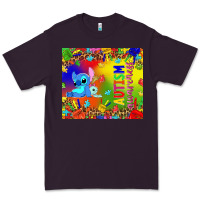 Plum Autism awareness with stitch tumbler Premium Tee - TumblerDesignByShophia