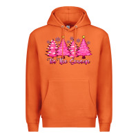 Carrot Tis the Season Pink Trees Premium Hoodie - CowhideDigitalArt
