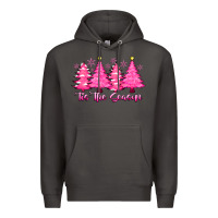 Smoke Tis the Season Pink Trees Premium Hoodie - CowhideDigitalArt