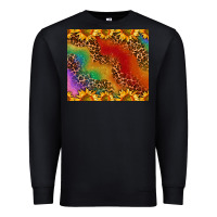 Black pride sunflower  rainbow leopard Premium Sweatshirt - AdoDesignShop