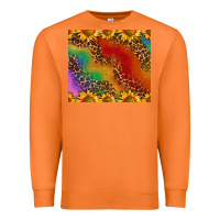 Carrot pride sunflower  rainbow leopard Premium Sweatshirt - AdoDesignShop