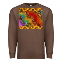 Chestnut pride sunflower  rainbow leopard Premium Sweatshirt - AdoDesignShop